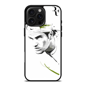 ROGER FEDERER ART iPhone 16 Pro Max Case