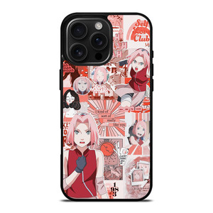 SAKURA HARUNO COLLAGE iPhone 16 Pro Max Case SAKURA HARUNO COLLAGE iPhone 16 Pro Max Case