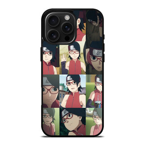 SARADA UCHIHA COLLAGE iPhone 16 Pro Max Case SARADA UCHIHA COLLAGE iPhone 16 Pro Max Case