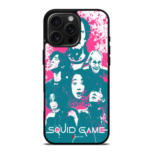 SQUID GAME CHARACTERS iPhone 16 Pro Max Case SQUID GAME CHARACTERS iPhone 16 Pro Max Case