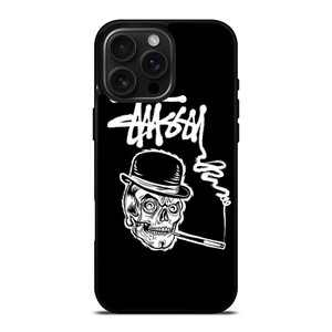 STUSSY SMOKE SKULL iPhone 16 Pro Max Case