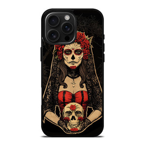SUGAR SKULL GIRL 2 iPhone 16 Pro Max Case