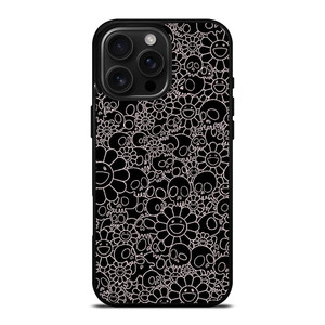 TAKASHI MURAKAMI BLACK SKULL iPhone 16 Pro Max Case TAKASHI MURAKAMI BLACK SKULL iPhone 16 Pro Max Case