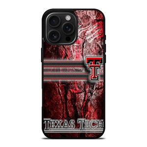 TEXAS TECH RED RAIDERS ICON iPhone 16 Pro Max Case TEXAS TECH RED RAIDERS ICON iPhone 16 Pro Max Case