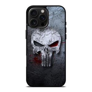 THE BLOODY PUNISHER SKULL iPhone 16 Pro Max Case THE BLOODY PUNISHER SKULL iPhone 16 Pro Max Case