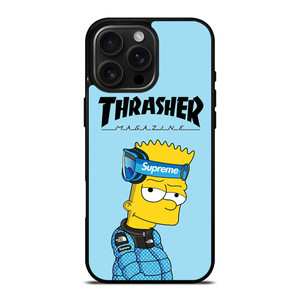THRASHER MAGAZINE BART iPhone 16 Pro Max Case THRASHER MAGAZINE BART iPhone 16 Pro Max Case