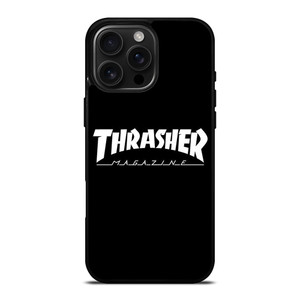 THRASHER MAGAZINE BLACK iPhone 16 Pro Max Case THRASHER MAGAZINE BLACK iPhone 16 Pro Max Case