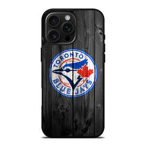 TORONTO BLUE JAYS WOODEN iPhone 16 Pro Max Case TORONTO BLUE JAYS WOODEN iPhone 16 Pro Max Case