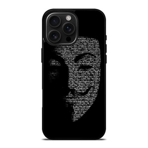 V FOR VENDETTA MASK iPhone 16 Pro Max Case