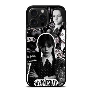 WEDNESDAY ART COLLAGE iPhone 16 Pro Max Case WEDNESDAY ART COLLAGE iPhone 16 Pro Max Case