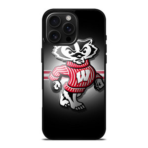 WISCONSIN BADGERS 3 iPhone 16 Pro Max Case WISCONSIN BADGERS 3 iPhone 16 Pro Max Case