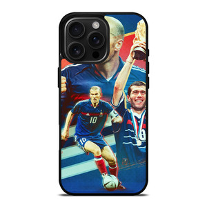 ZINEDINE ZIDANE LEGEND FOOTBALL iPhone 16 Pro Max Case ZINEDINE ZIDANE LEGEND FOOTBALL iPhone 16 Pro Max Case