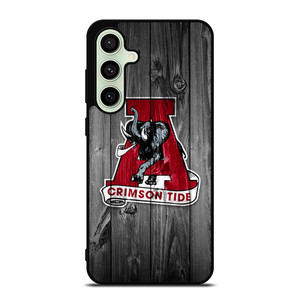 ALABAMA CRIMSON TIDE WOODEN Samsung Galaxy S24 FE Case