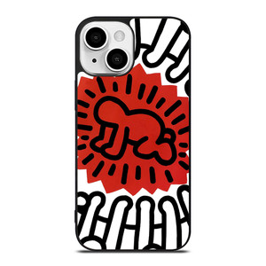 KEITH HARING 3 iPhone 13 Mini Case KEITH HARING 3 iPhone 13 Mini Case