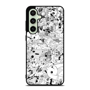 DIGIMON BLACK WHITE Samsung Galaxy S24 FE Case DIGIMON BLACK WHITE Samsung Galaxy S24 FE Case