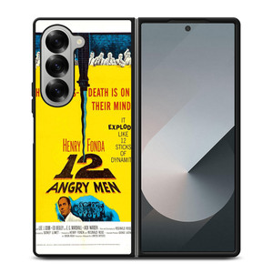 12 ANGRY MEN VINTAGE POSTER Samsung Z Fold 6 Case