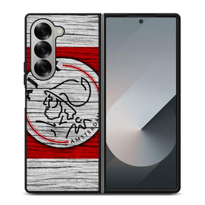 AJAX AMSTERDAM LOGO WOODEN Samsung Z Fold 6 Case
