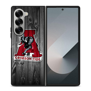 ALABAMA CRIMSON TIDE WOODEN Samsung Z Fold 6 Case ALABAMA CRIMSON TIDE WOODEN Samsung Z Fold 6 Case