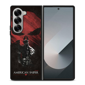 AMERICAN SNIPER SKULL Samsung Z Fold 6 Case AMERICAN SNIPER SKULL Samsung Z Fold 6 Case