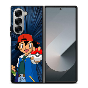 ASH KETCHUM POKEMON BALL Samsung Z Fold 6 Case ASH KETCHUM POKEMON BALL Samsung Z Fold 6 Case