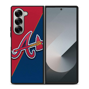 ATLANTA BRAVES LOGO 3 Samsung Z Fold 6 Case