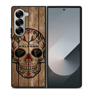 ATLANTA FALCONS SKULL Samsung Z Fold 6 Case