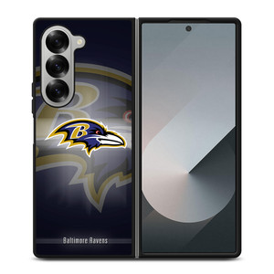 BALTIMORE RAVENS LOGO Samsung Z Fold 6 Case BALTIMORE RAVENS LOGO Samsung Z Fold 6 Case