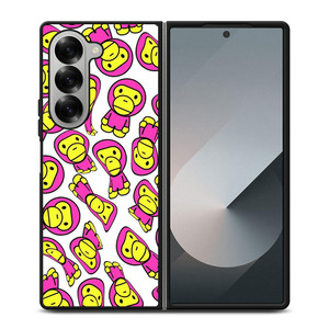 BAPE BABY MILO PATTERN Samsung Z Fold 6 Case