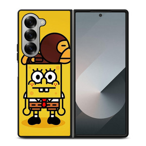 BAPE BABY MILO SPONGEBOB Samsung Z Fold 6 Case
