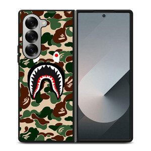 BAPE SHARK FACE CAMO Samsung Z Fold 6 Case