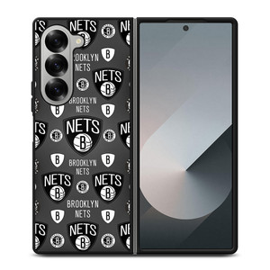 BROOKLYN NETS PATTERN Samsung Z Fold 6 Case