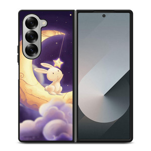 BUNNY IN THE MOON Samsung Z Fold 6 Case BUNNY IN THE MOON Samsung Z Fold 6 Case