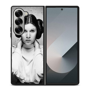CARRIE FISHER PRINCESS LEIA STAR WARS 2 Samsung Z Fold 6 Case CARRIE FISHER PRINCESS LEIA STAR WARS 2 Samsung Z Fold 6 Case