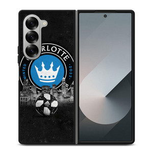 CHARLOTTE FC LOGO 3 Samsung Z Fold 6 Case CHARLOTTE FC LOGO 3 Samsung Z Fold 6 Case