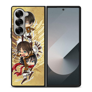 CHIBI ATTACK ON TITAN Samsung Z Fold 6 Case CHIBI ATTACK ON TITAN Samsung Z Fold 6 Case