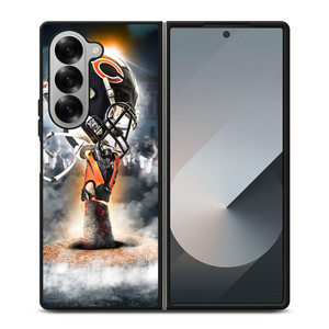 CHICAGO BEARS HELMET Samsung Z Fold 6 Case CHICAGO BEARS HELMET Samsung Z Fold 6 Case