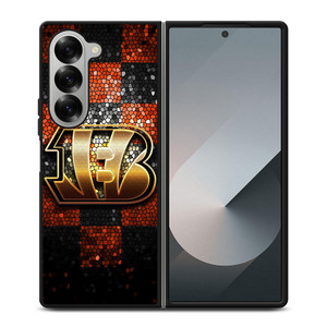 CINCINNATI BENGALS LOGO 2 Samsung Z Fold 6 Case CINCINNATI BENGALS LOGO 2 Samsung Z Fold 6 Case
