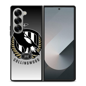 COLLINGWOOD MAGPIES ICON AFL Samsung Z Fold 6 Case COLLINGWOOD MAGPIES ICON AFL Samsung Z Fold 6 Case
