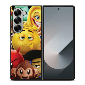 CUTE THE EMOJI MOVIE Samsung Z Fold 6 Case