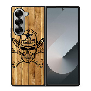 DALLAS COWBOYS SKULL 2 Samsung Z Fold 6 Case DALLAS COWBOYS SKULL 2 Samsung Z Fold 6 Case