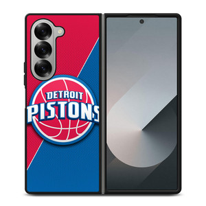 DETROIT PISTONS LOGO 4 Samsung Z Fold 6 Case