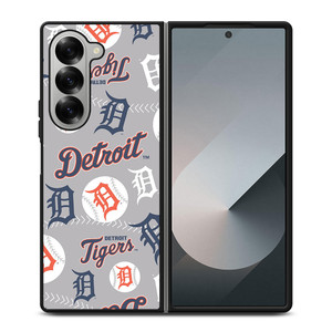 DETROIT TIGERS PATTERN 2 Samsung Z Fold 6 Case DETROIT TIGERS PATTERN 2 Samsung Z Fold 6 Case