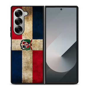 DOMINICAN REPUBLIC FLAG 2 Samsung Z Fold 6 Case DOMINICAN REPUBLIC FLAG 2 Samsung Z Fold 6 Case