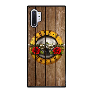 GUN AND ROSES LOGO WOODEN Samsung Galaxy Note 10 Plus Case GUN AND ROSES LOGO WOODEN Samsung Galaxy Note 10 Plus Case