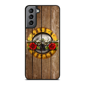GUN AND ROSES LOGO WOODEN Samsung Galaxy S21 Plus Case GUN AND ROSES LOGO WOODEN Samsung Galaxy S21 Plus Case