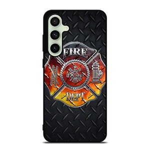 FIREFIGHTER FIRE DEPT Samsung Galaxy S24 FE Case FIREFIGHTER FIRE DEPT Samsung Galaxy S24 FE Case