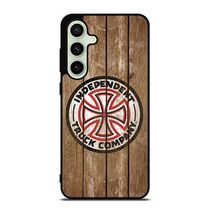 INDEPENDENT TRUCK LOGO WOODEN Samsung Galaxy S24 FE Case INDEPENDENT TRUCK LOGO WOODEN Samsung Galaxy S24 FE Case