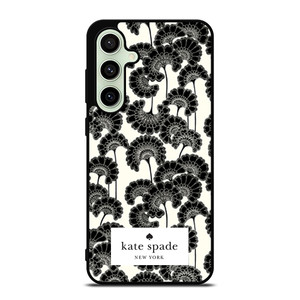 JAPANESE BLACK FLORAL KADE SPADE Samsung Galaxy S24 FE Case