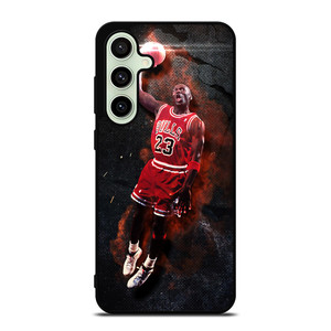 MICHAEL JORDAN CHICAGO BULLS 2 Samsung Galaxy S24 FE Case