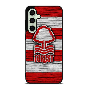 NOTTINGHAM FOREST LOGO WOODEN Samsung Galaxy S24 FE Case